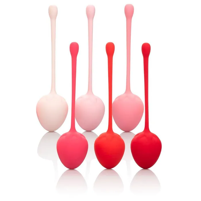 Female Sex Toys California Exotic Kegel Training Set Strawberry