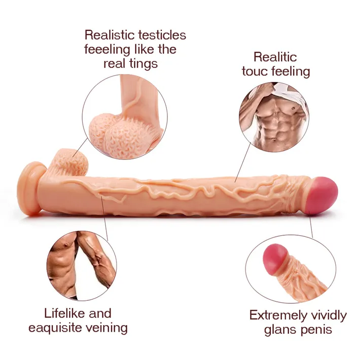 Female Sex Toys MD MD Hury 42cm Realistic Dildo with Suction Cup