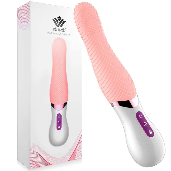 Female Sex Toys WEYES Auto Heating Licking Tongue Vibrator FOX