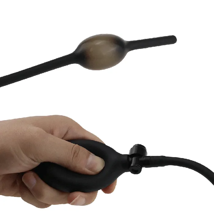 Kinkpod Male Sex Toys Soft Silicone Inflatable Urethral Dilator Sounds Rods Urethra PUMP Sounding S