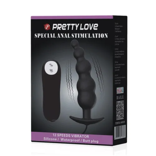 Male Sex Toys Pretty Love Vibrating Beads with Remote Control Pretty Love