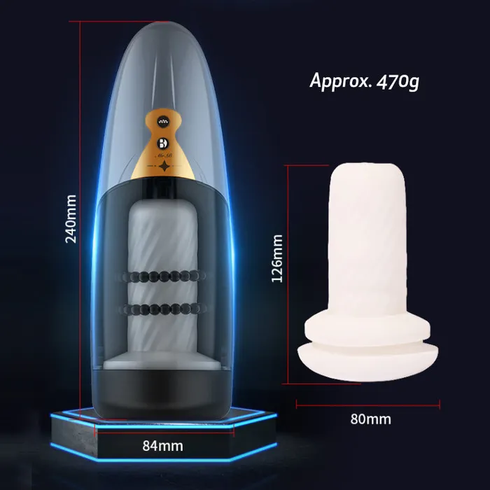 Male Sex Toys WOWYES MRB B3 Auto Thrusting Vbirating Male Masturbator WOWYES