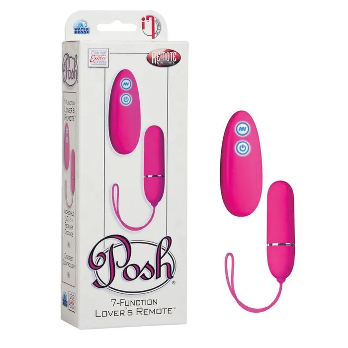 Posh 7 Function Lovers Remote Bullet California Exotic Female Sex Toys Posh 7 Function Lovers Remote Bullet California Exotic Female Sex Toys