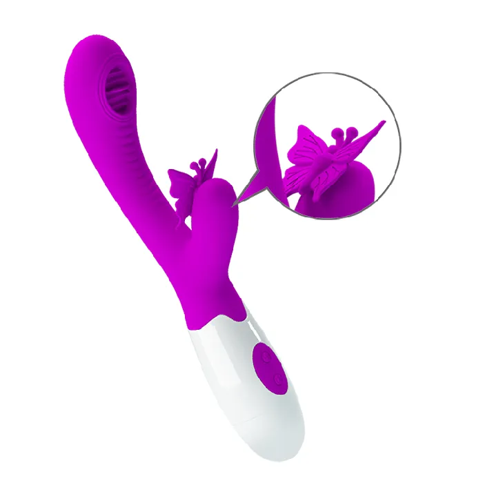 Pretty Love Vibrators Pretty Love Moth Rabbit vibrator 20 X 36 cm