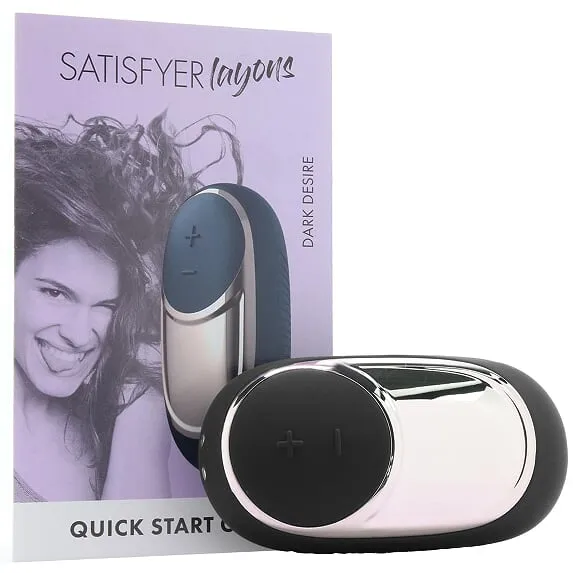 Satisfyer Layons Dark Desire Bullet Vibrator Clitoral Stimulator USB Rechargeable Satisfyer Female Sex Toys