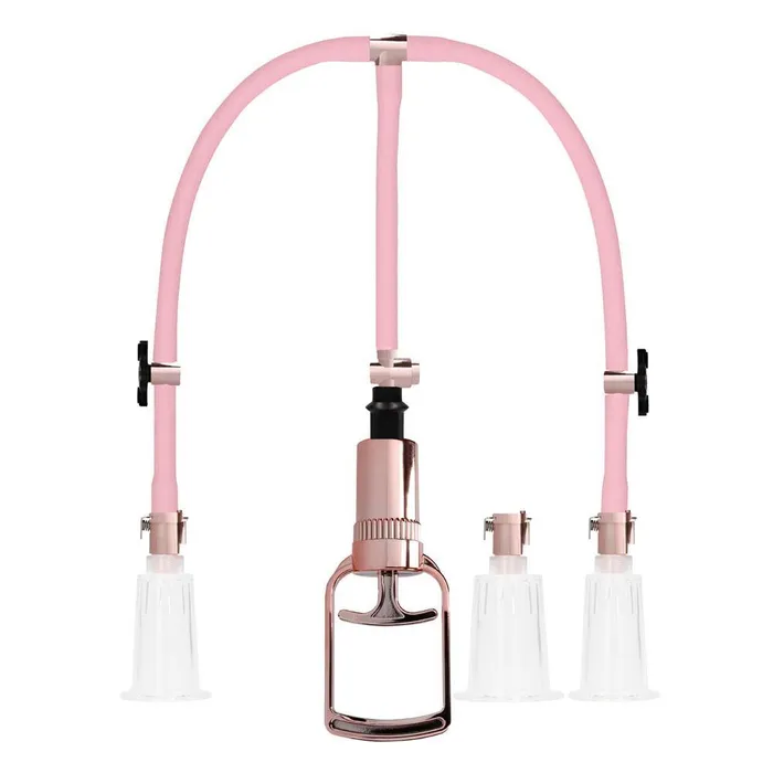 Shots Toys Female Sex Toys Pumped Clitoral and Nipple Pump Set