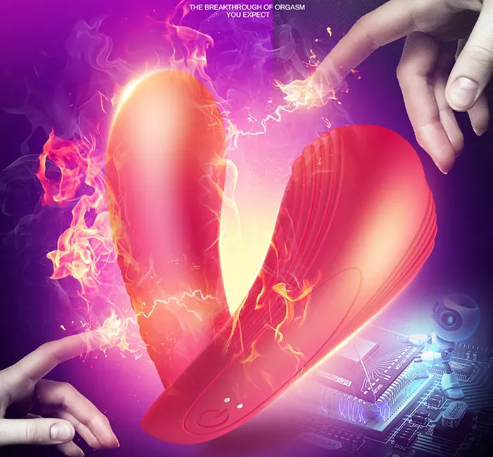WEYES WEYES Butterfly Auto Heating Remote Control Wearable Vibrator Female Sex Toys