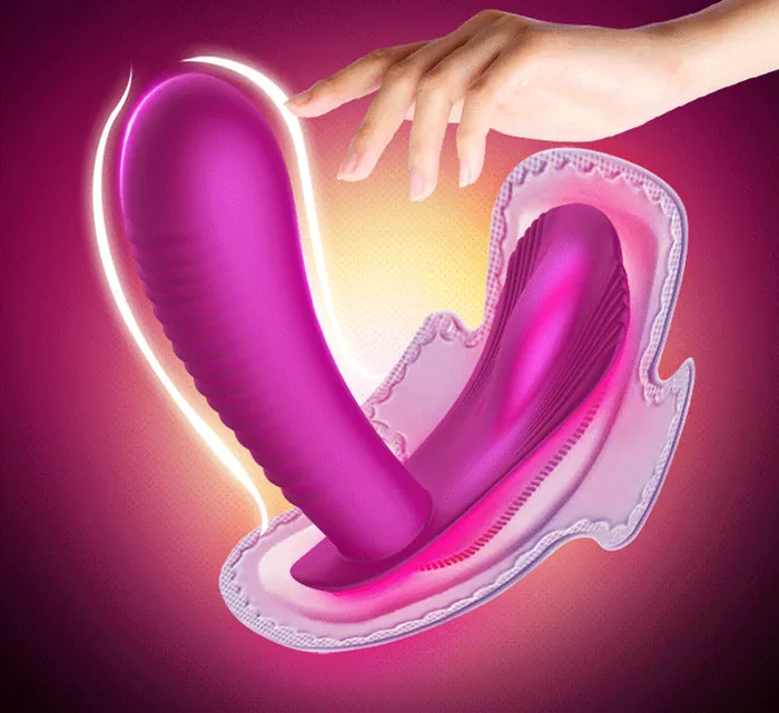 WEYES WEYES Butterfly Auto Heating Remote Control Wearable Vibrator Female Sex Toys