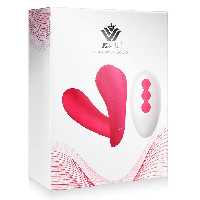 WEYES WEYES Butterfly Auto Heating Remote Control Wearable Vibrator Female Sex Toys
